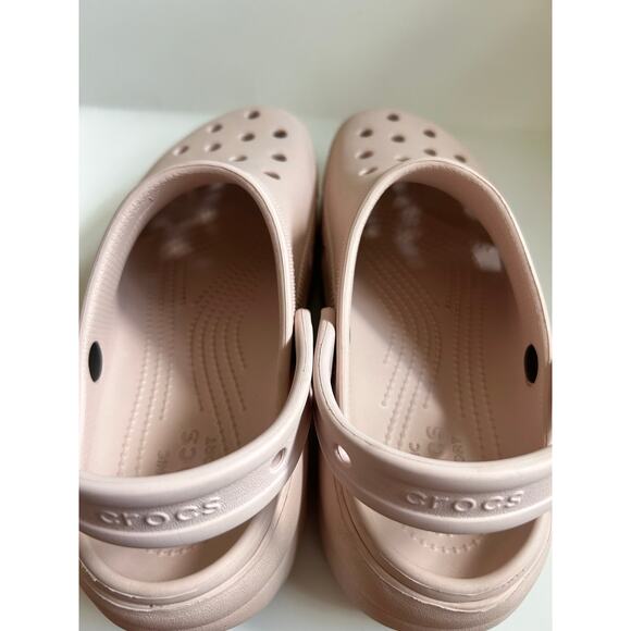 Crocs Women's Classic Platform Clog Light Pink Size W9 - Picture 11 of 15